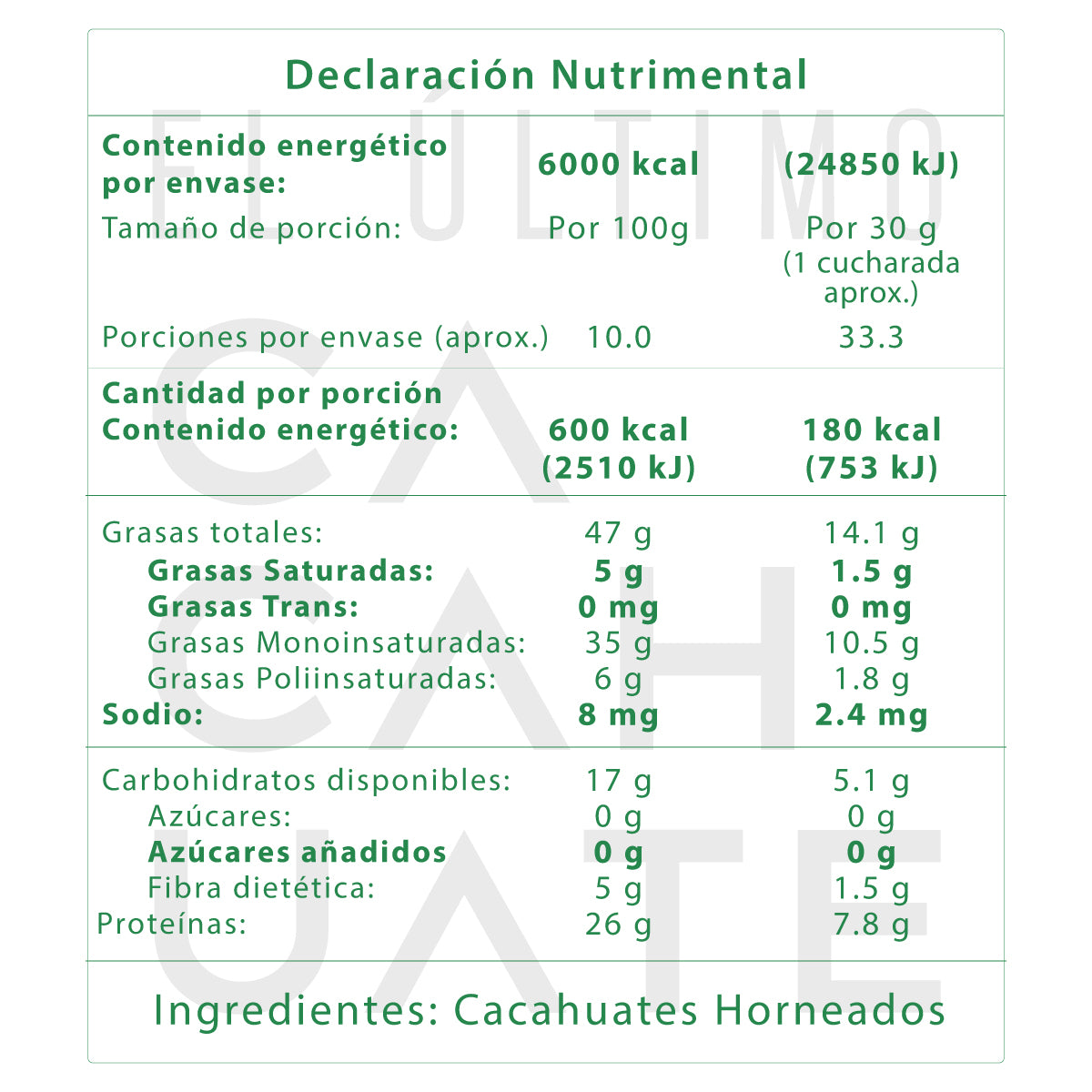 Crema de cacahuate 1 kg